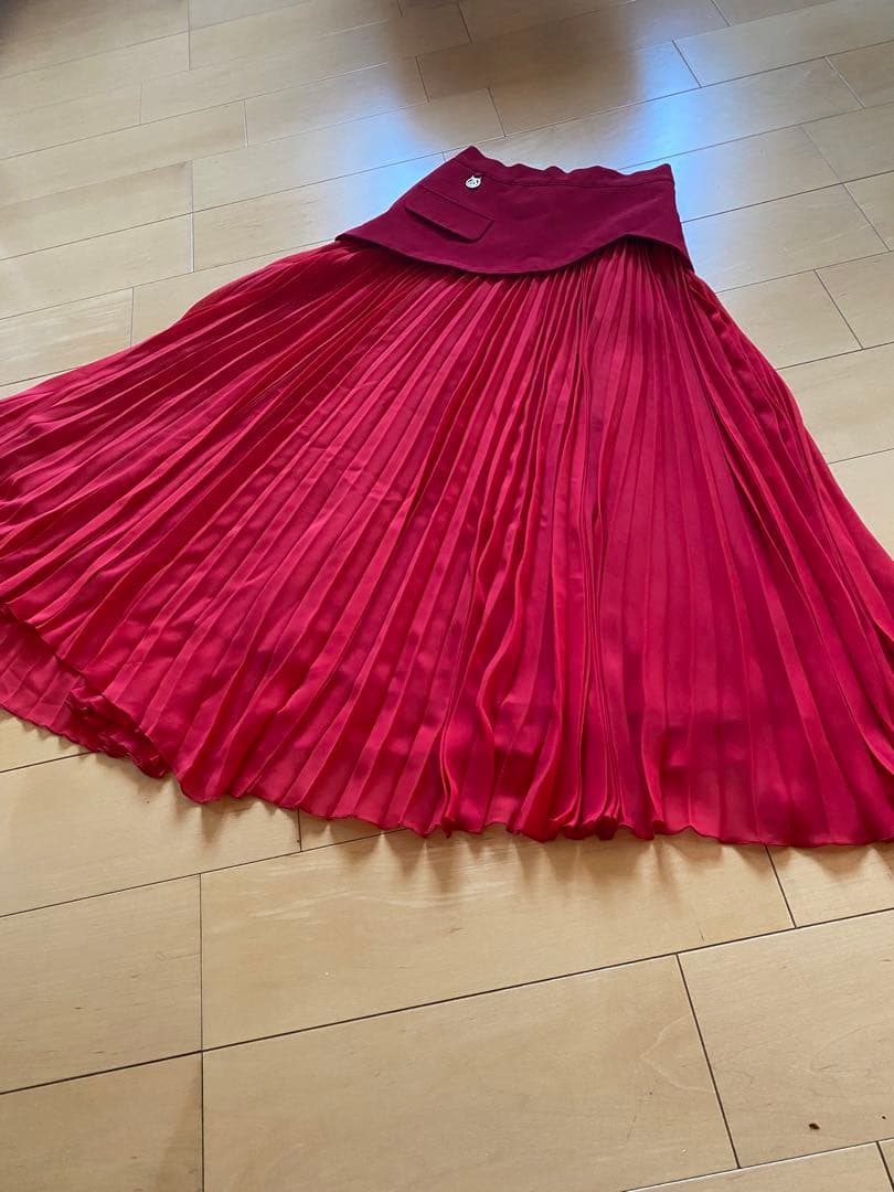 セール❤️新品　社交ダンス衣装　ダンススカート dancequeen 赤