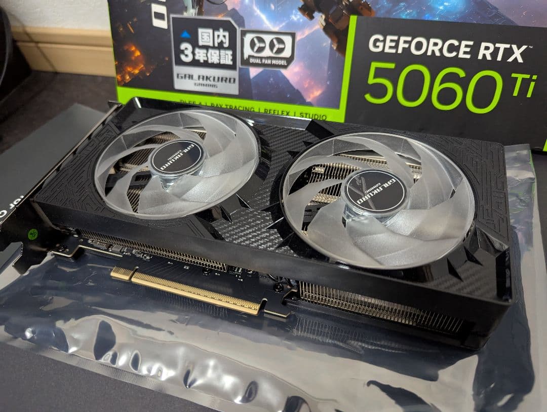 GALAKURO GeForce RTX 5060ti 8g 本体