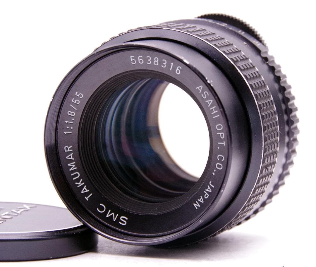 ペンタックス SP ブラックボディ SMC TAKUMAR 55mm F1.8