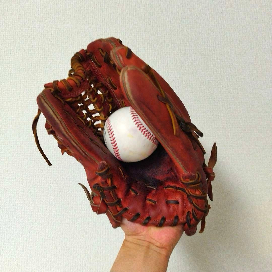 114 ミズノプロ 井端和弘モデル キップレザー 硬式 内野手用グローブ