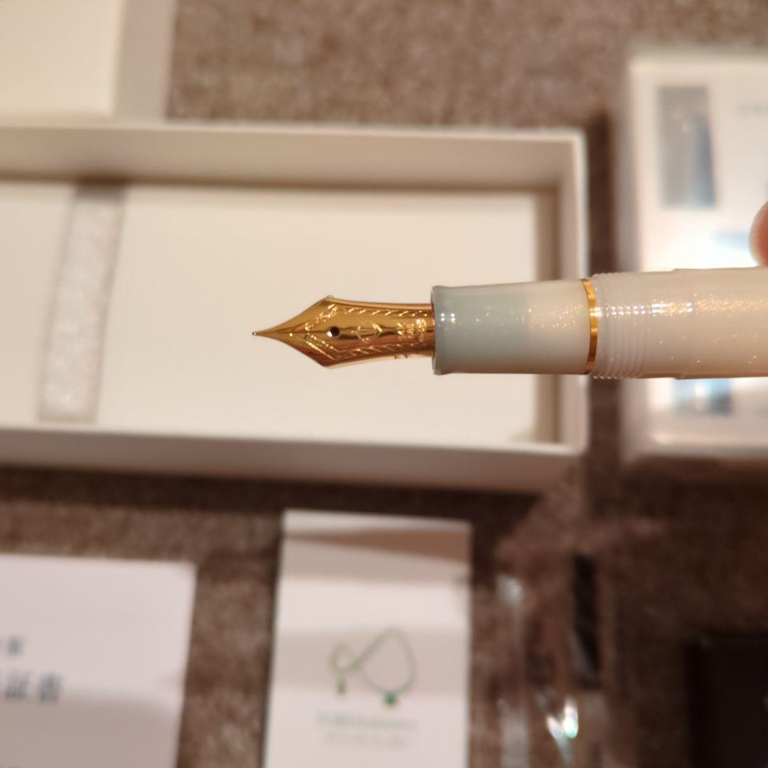 セーラー万年筆　四季織　雪月空葉　名月　極細