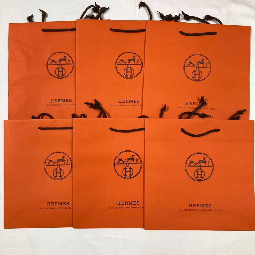 エルメス　ショッパー　紙袋　30枚　中サイズ　30x30