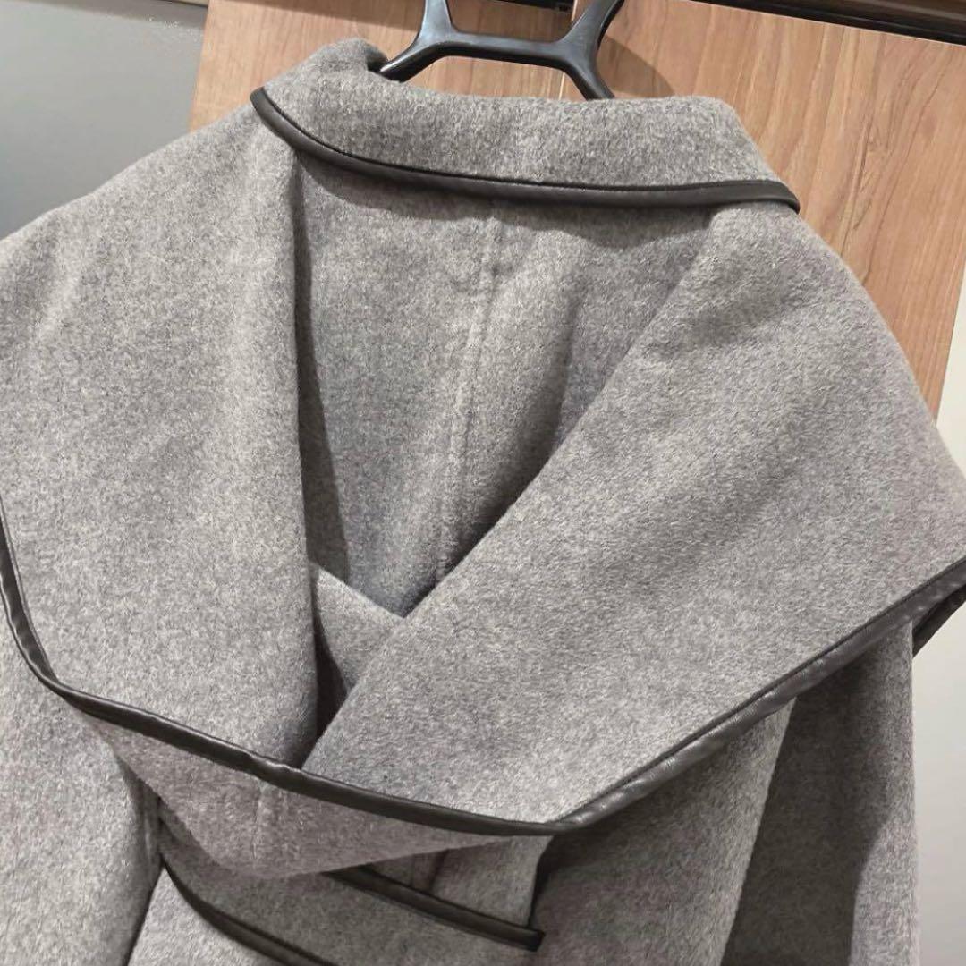 【極美品】snidel 新木優子 コート ポンチョ コラボ グレー