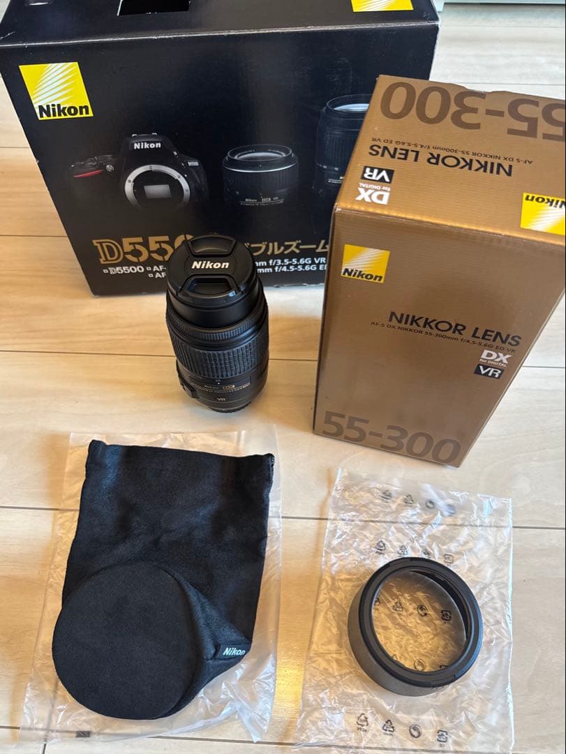 新品級美品 D5500 ダブルズームキット