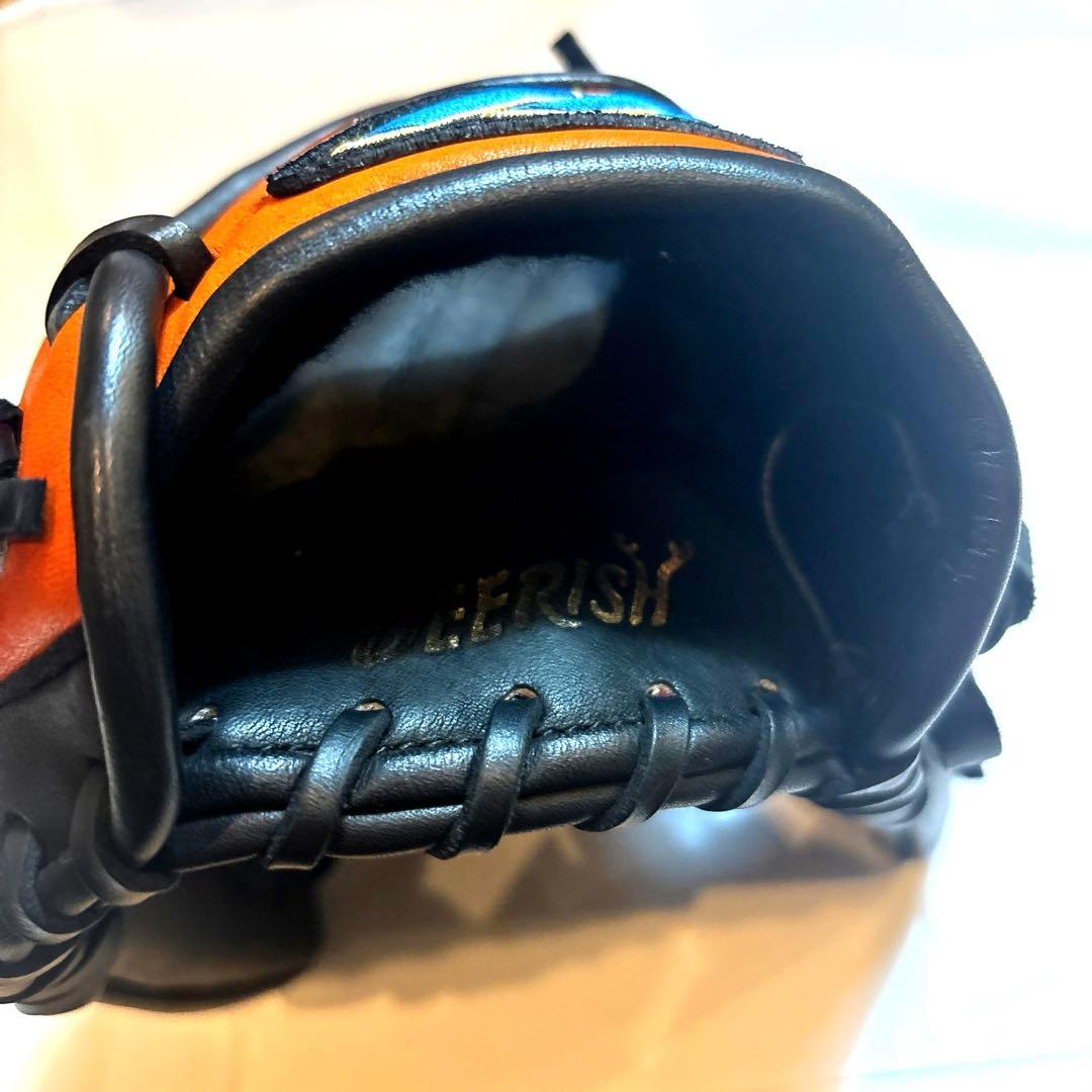 三足の蛙　USAモデル　ミズノ 軟式グローブ　ビューリーグ ビッグM 青