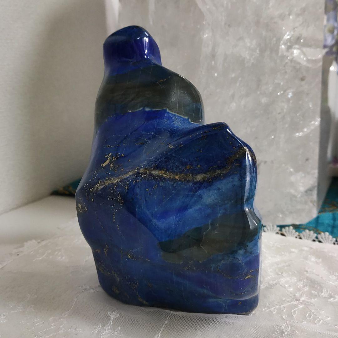 パワーストーン　原石　ラピスラズリ　クラスター　1,440g　No.006