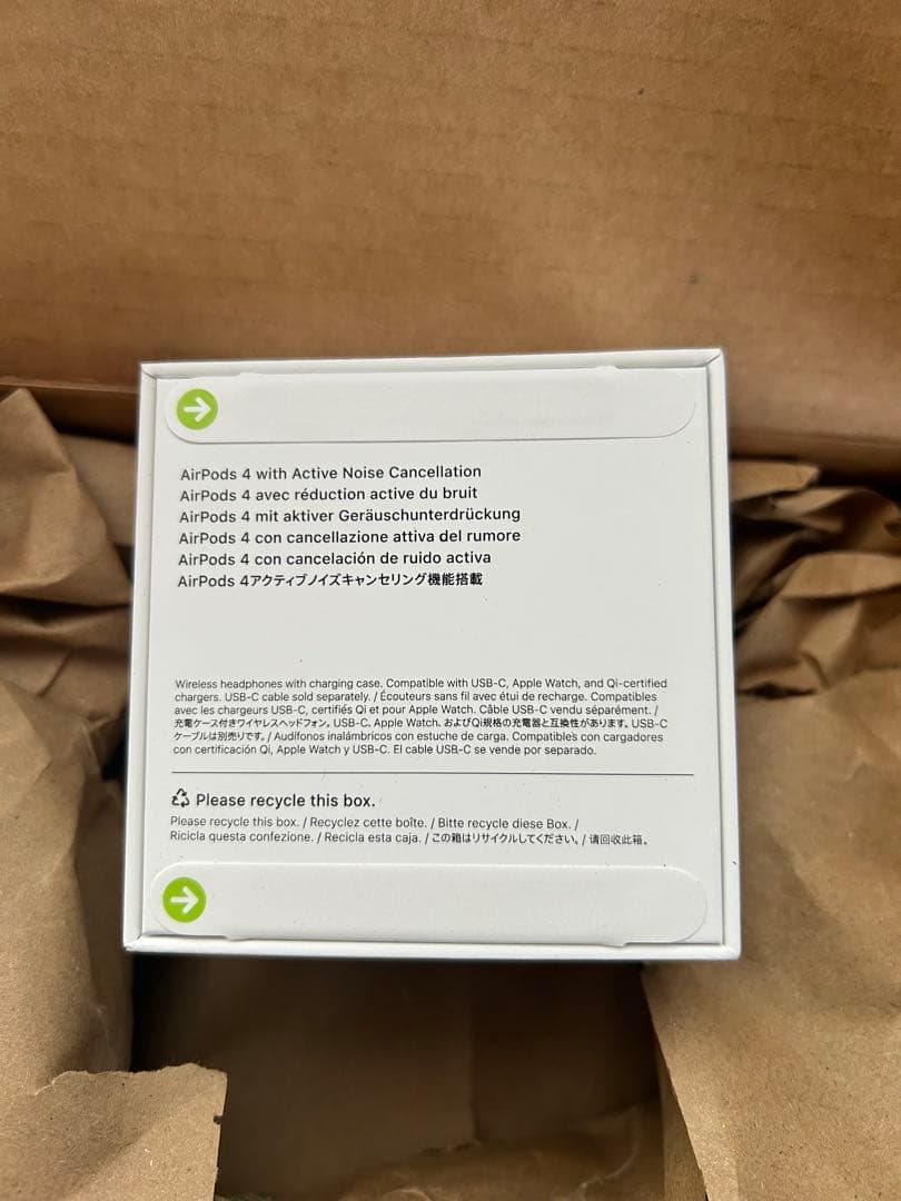 新品未開封　AirPods4 アクティブノイズキャンセル搭載