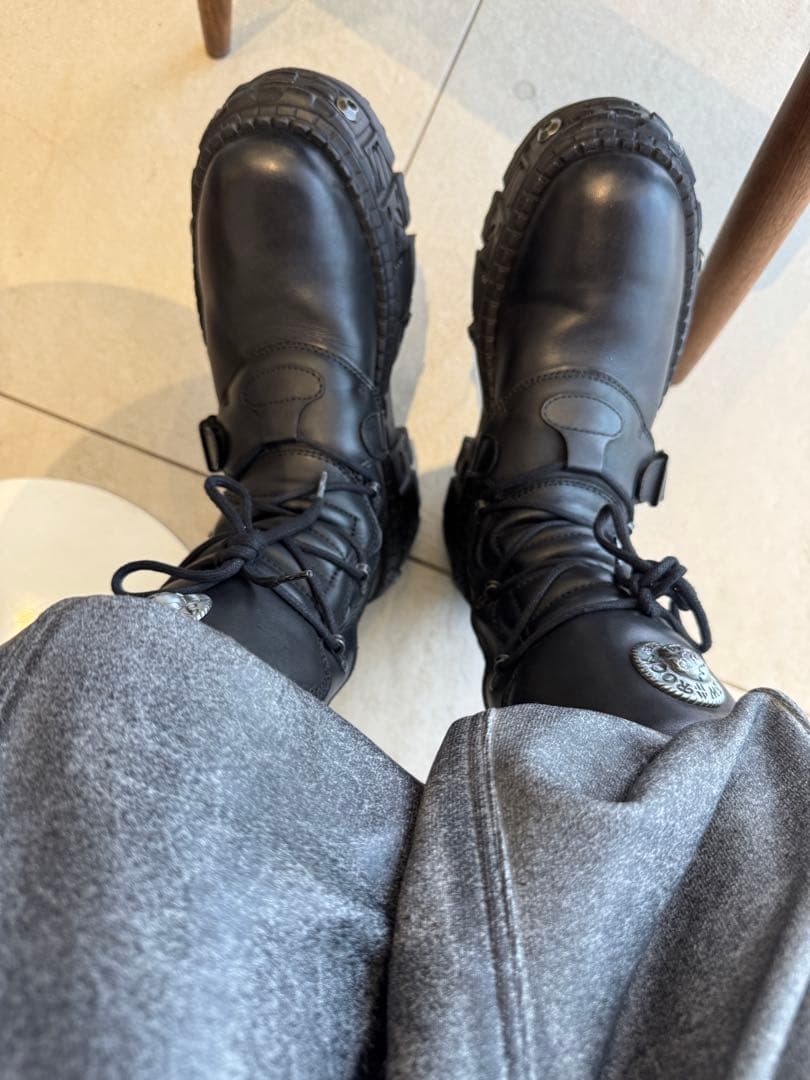 wwxxxyさん専用NEW ROCK M-TANK373-S1 ブラックブーツ