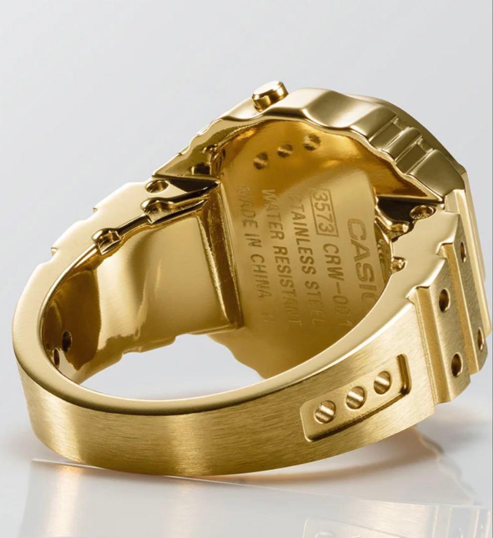 CASIO CRW-001G-9JR 美中古 リングウォッチ G-SHOCK