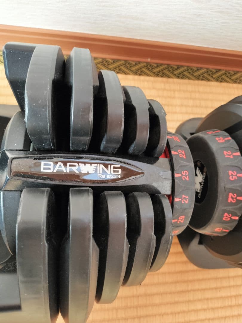 BARWING 可変式ダンベル 40kg x 2個セット★2/2