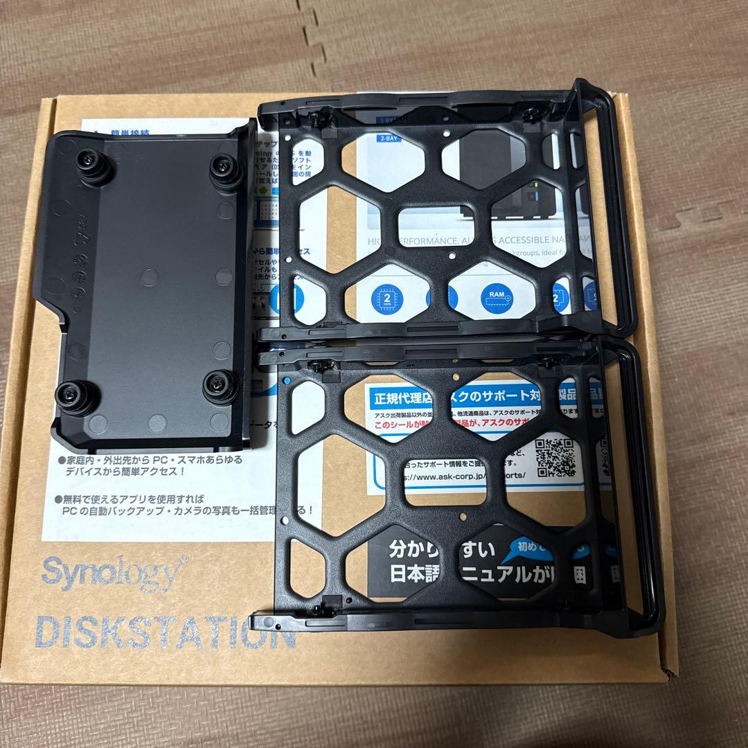 Synology NAS DS220+ 8GBメモリ増設 HDDなし 2ベイ