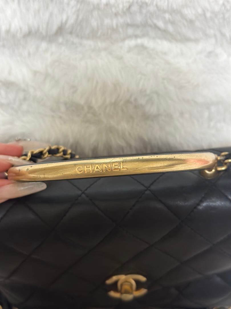 CHANEL シャネル ノベルティ ハンドショルダーバッグ 黑