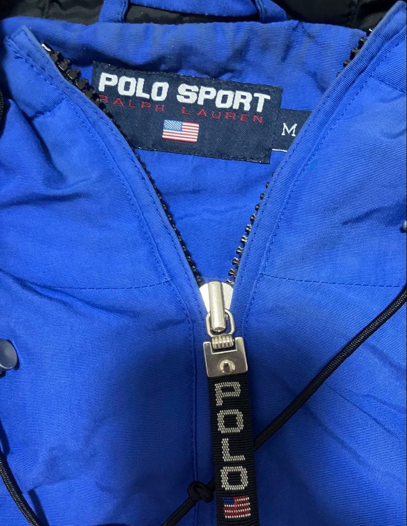 希少‼︎ POLO SPORT ポロスポーツ アノラックナイロンジャケット ブルー