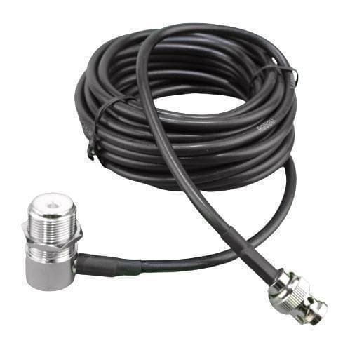 ２set　55㎝アンテナ(黒）+２軸可動マグネット基台+同軸ケーブル5m　BNC