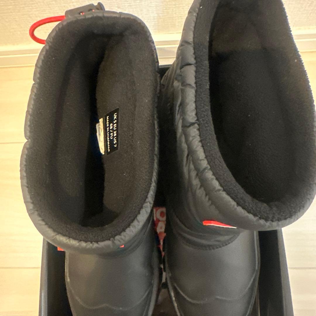HUNTER ブラック スノーブーツ　ハンター　UK5 EU8 US7 24cm