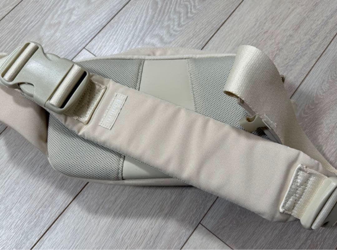 ［美品］POMULU ポムル 2wayヒップシート ナチュラルアイボリー