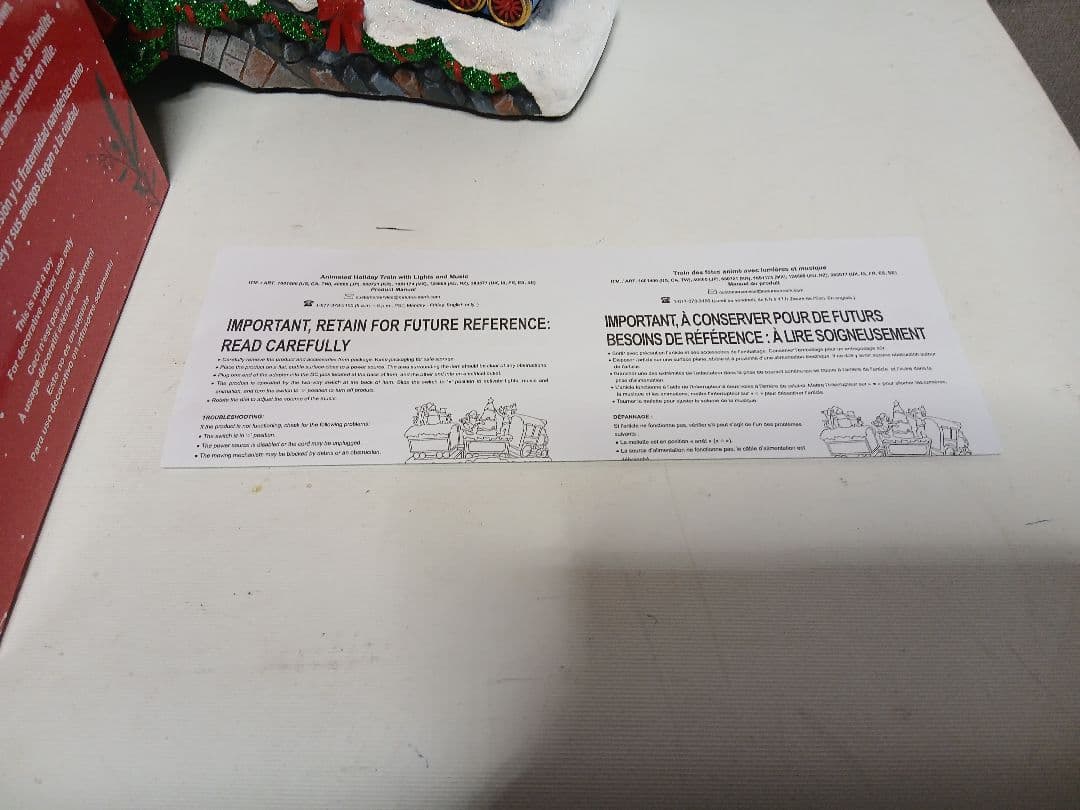 ディズニー　クリスマストレイン　サウンド付き、クリスマス飾り　照明LED