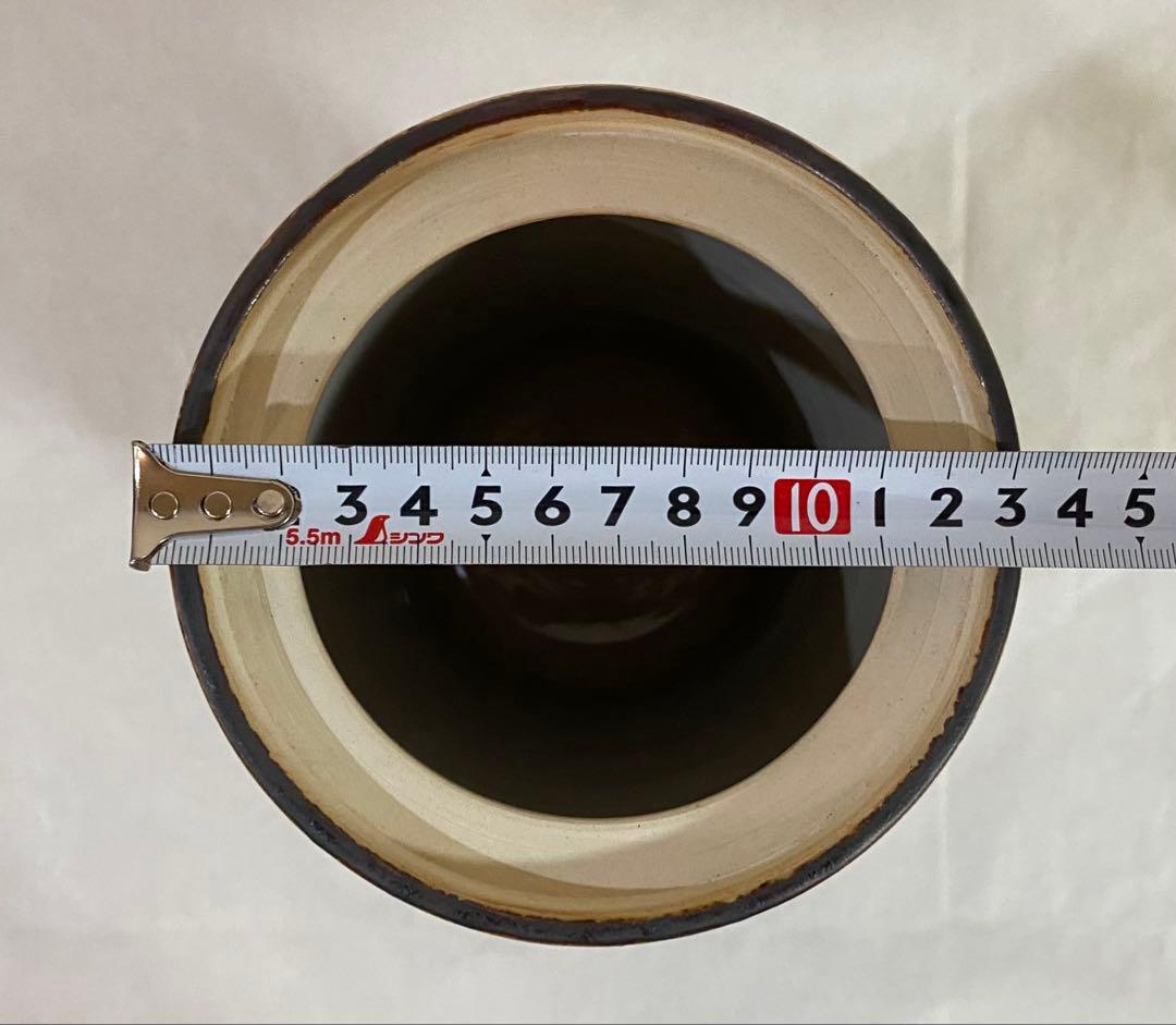 犬山焼　八世乾山　山本如仙造　細水指