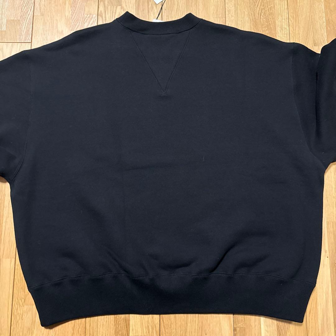 HYKE スウェット　黒　トレーナー　新品　タグ付き　5 XXL