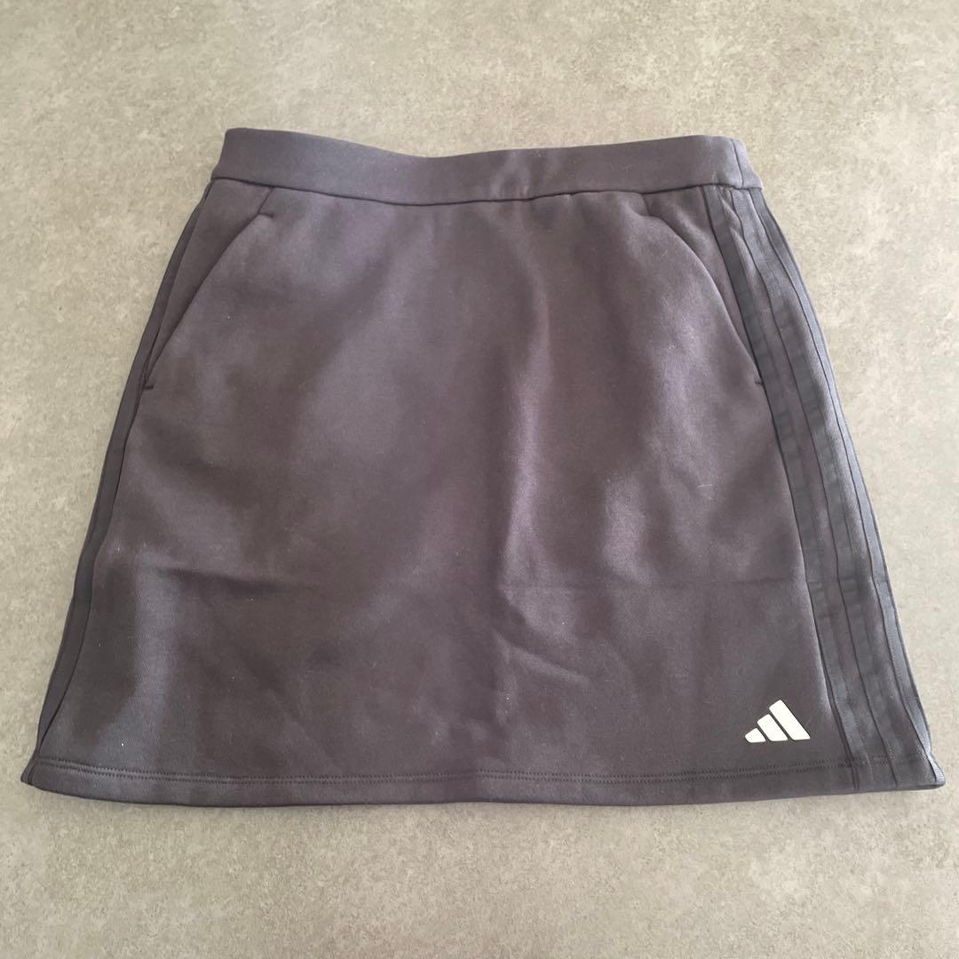 adidas golf セットアップ　スウェット　ゴルフウェア　スリーストライプ