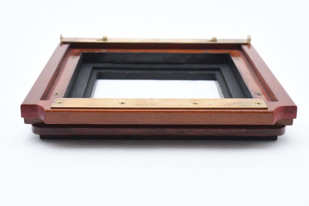 ディアドルフ/Deardorff レンズボード 約18.8×18cm 木製カメラ