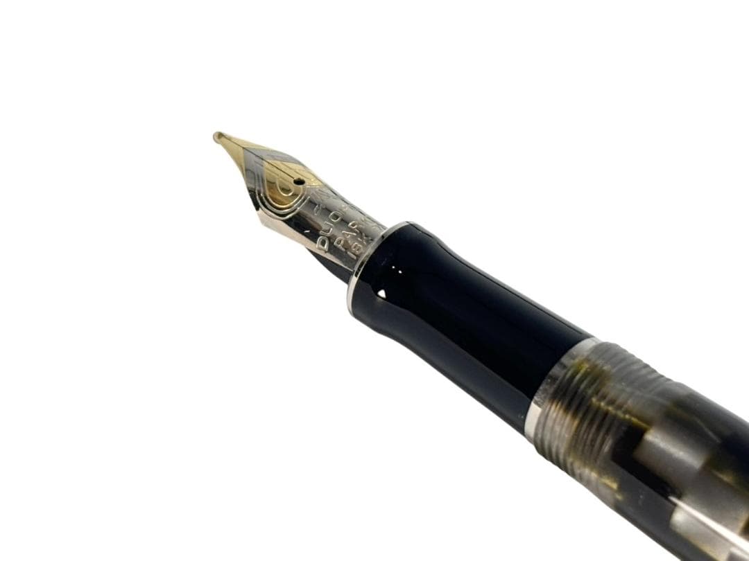 パーカー デュオフォールド チェック グリーンPT センテニアルM 18K