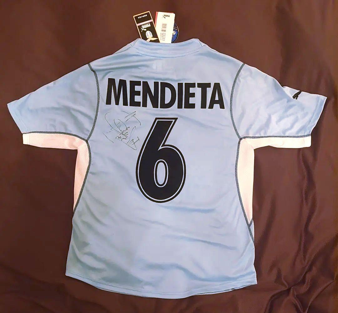 元スペイン代表MFメンディエタ【希少】ラッツィオ　サイン入りユニフォーム