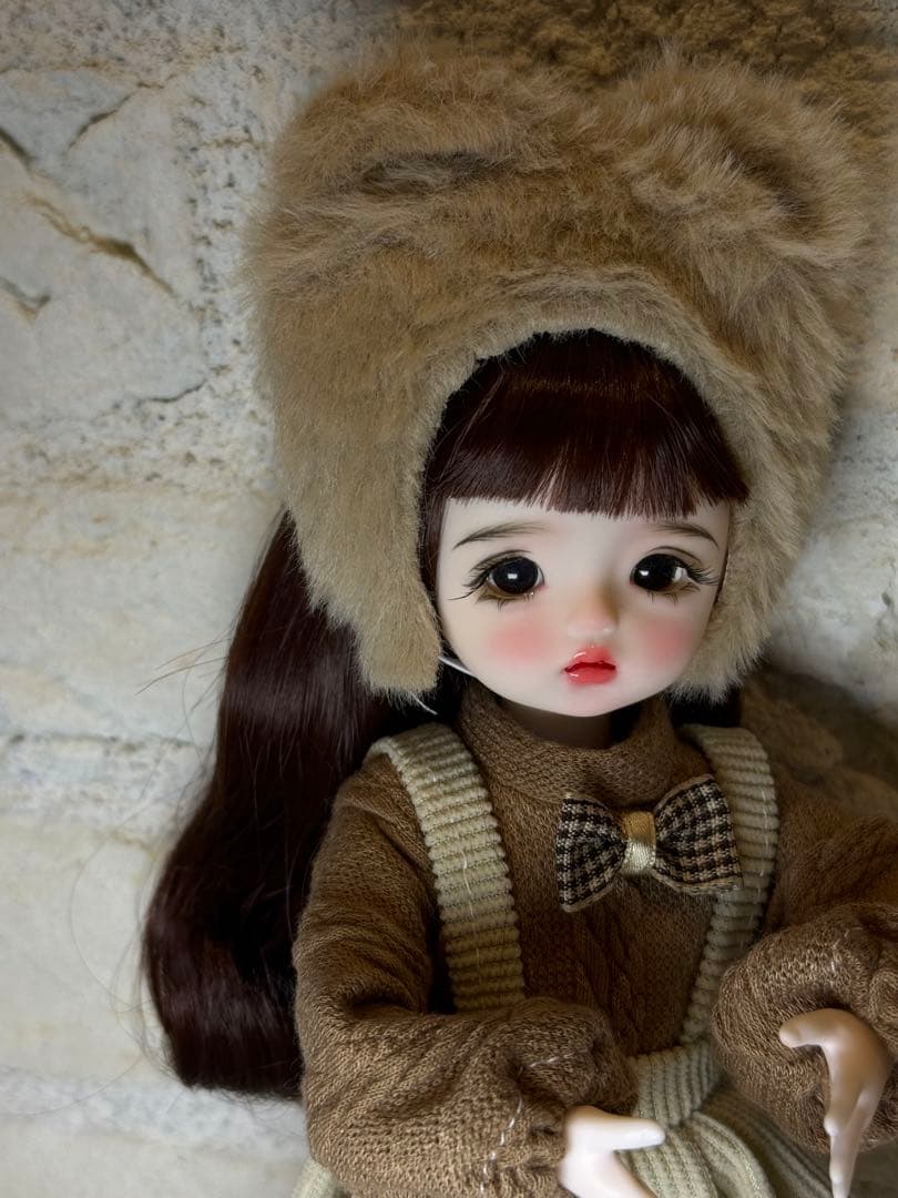 ドール 30cm本体＋衣装2着＋靴2足＋バッグ1点 ウィッグカスタムドール