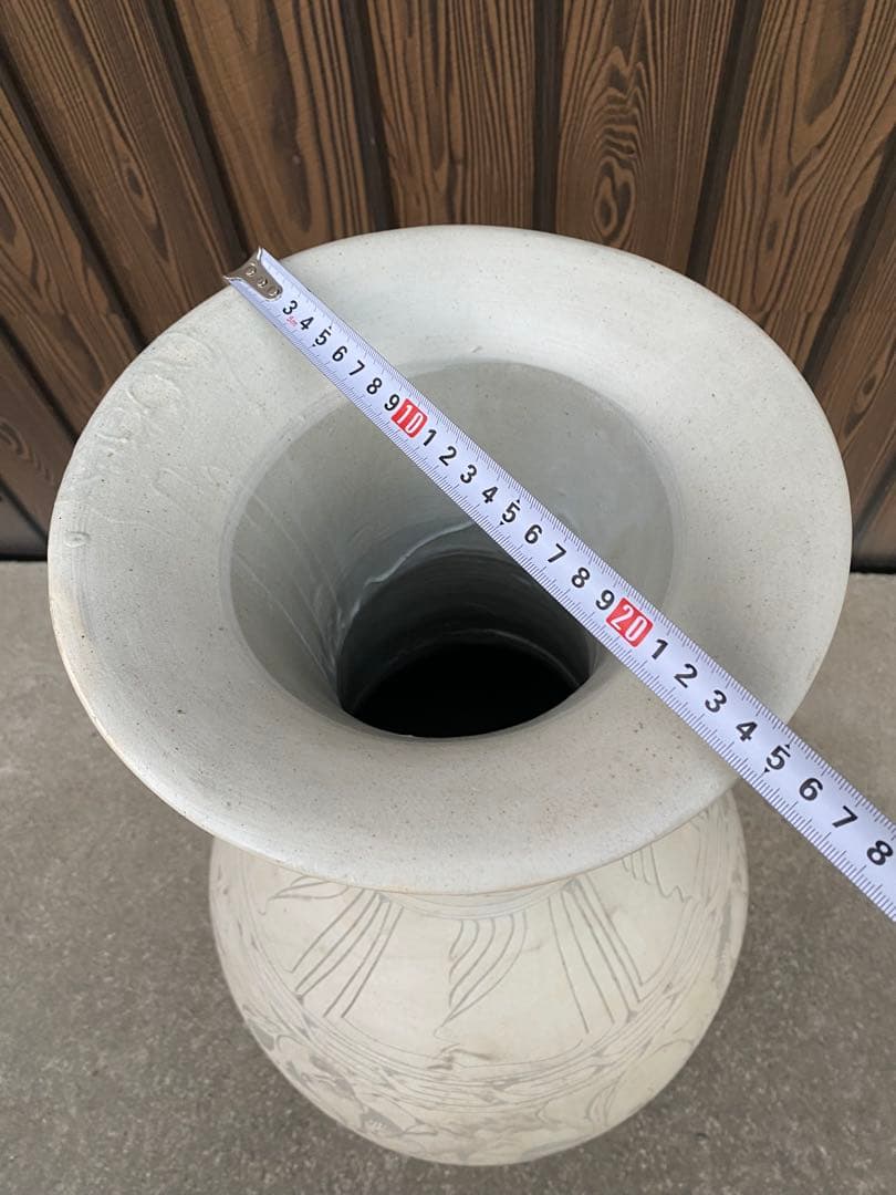 大型　花瓶　特大　アンティーク　壺　置物　骨董