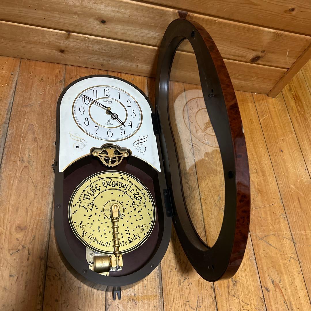 リズム時計工業 Small World オルガニート 4MH730RN 掛時計