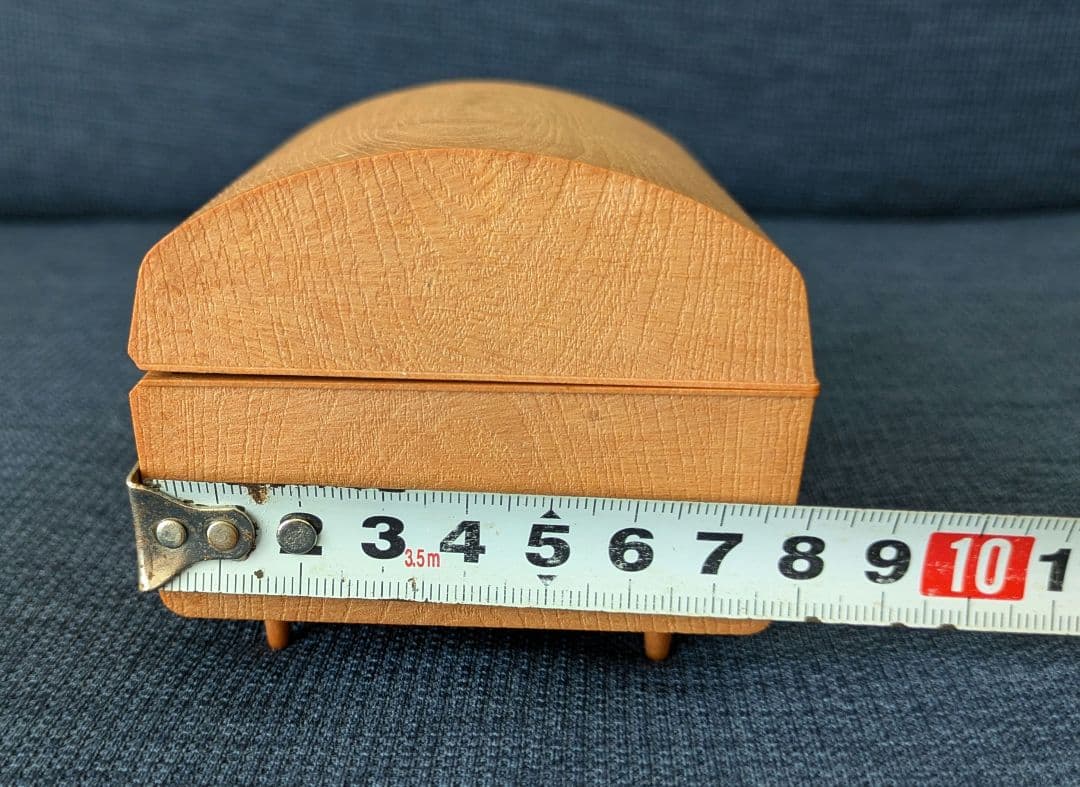 【ジャンク品】オルゴール付きアクセサリーボックス【レトロ】