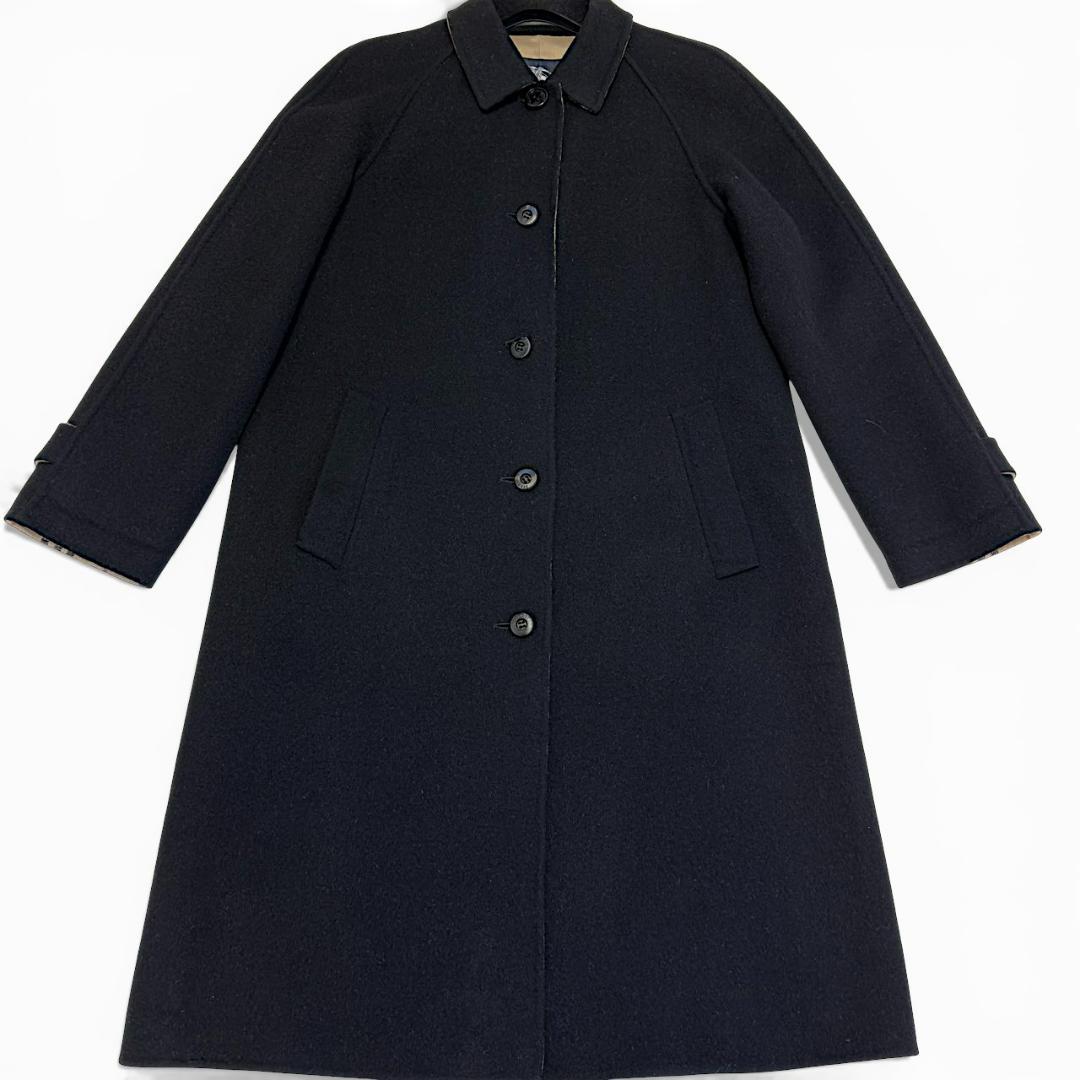 【美品/カシミヤ】 BURBERRY LONDON ノバチェック ウールコート