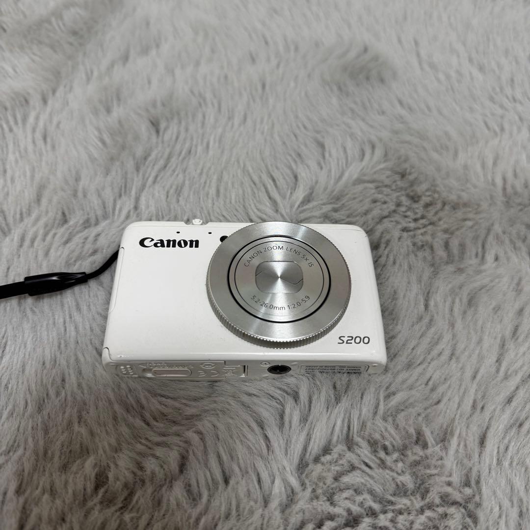 Canon S200 ホワイト デジカメ ※動作確認済み ⭐︎美品