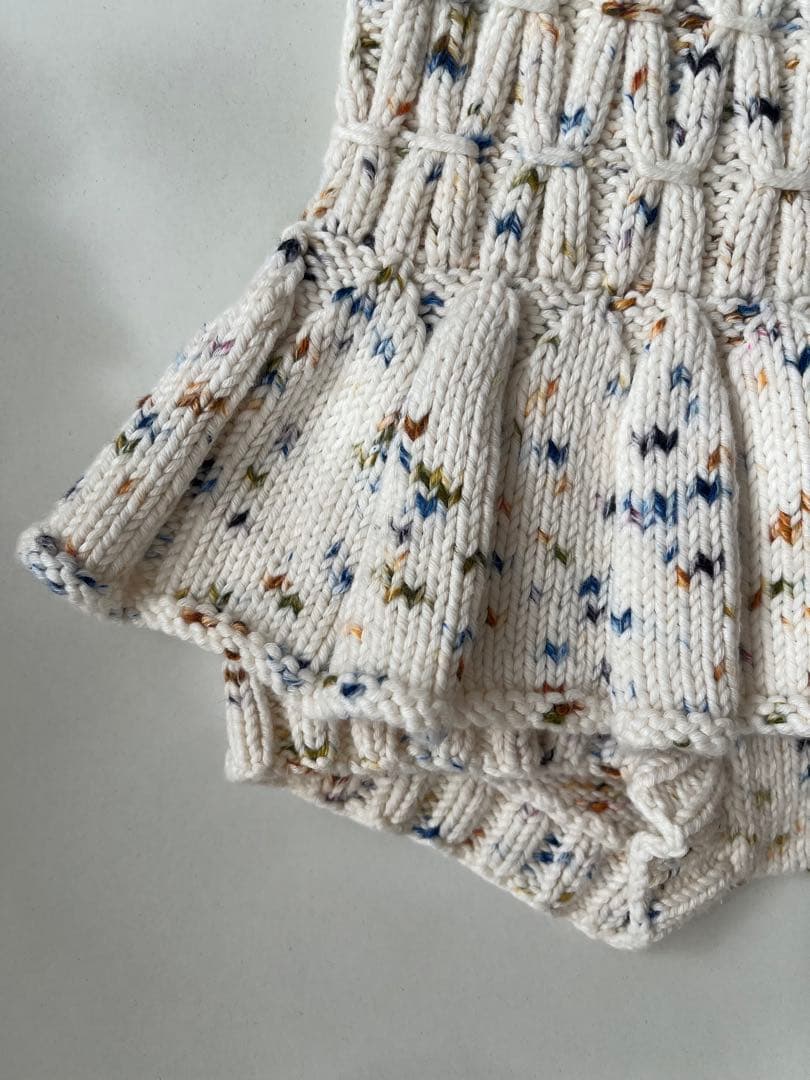 Misha & Puff フリル付きロンパース 18-24m コンフェッティ