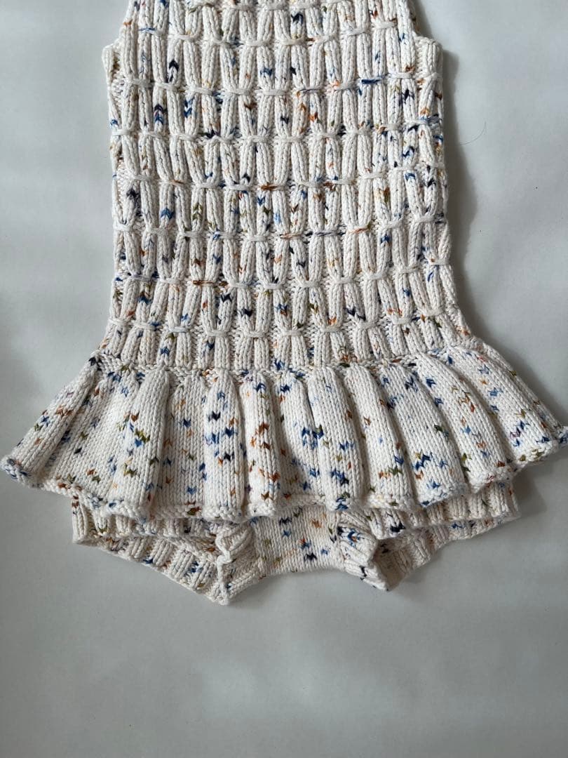 Misha & Puff フリル付きロンパース 18-24m コンフェッティ