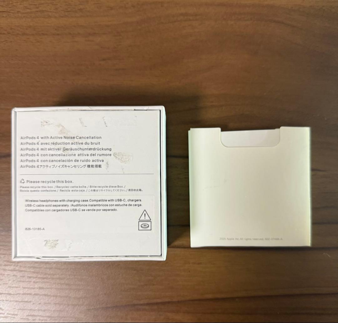 Apple AirPods 4 ANC搭載本体 ホワイト
