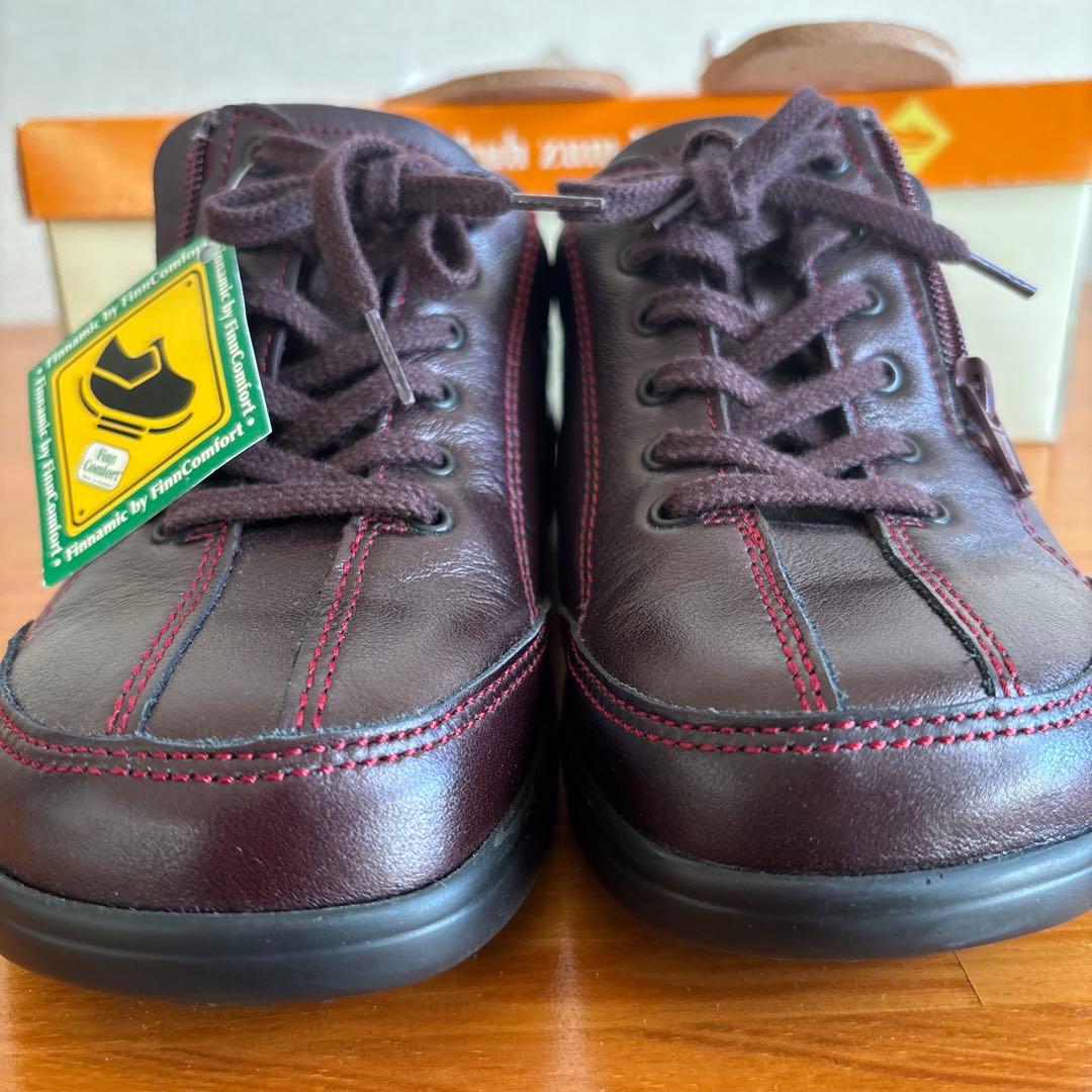 新品.未使用　フィンコンフォート　本革　OTARU 22、7 インソール付き