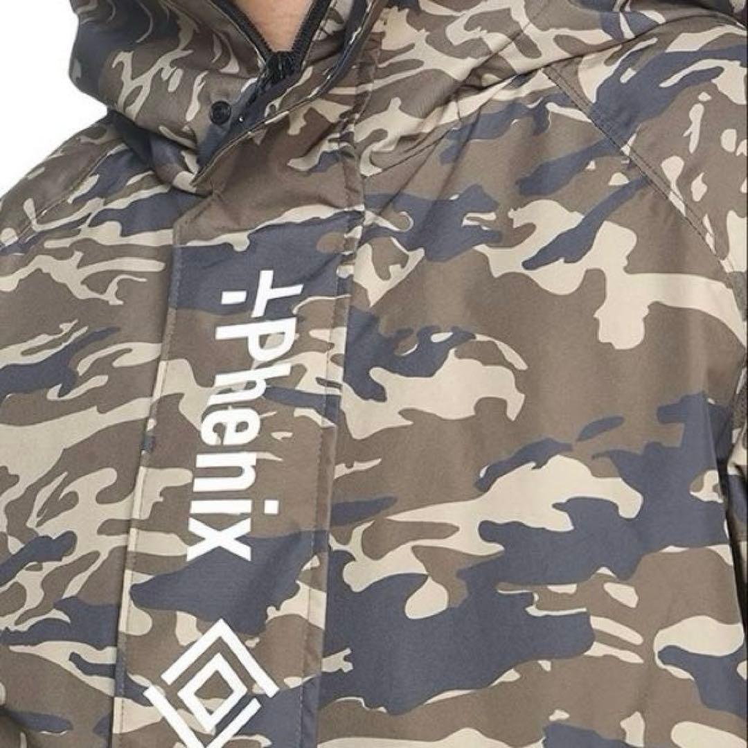 新品　プラスフェニックス　+phenix　迷彩柄　ダウンジャケット　メンズ