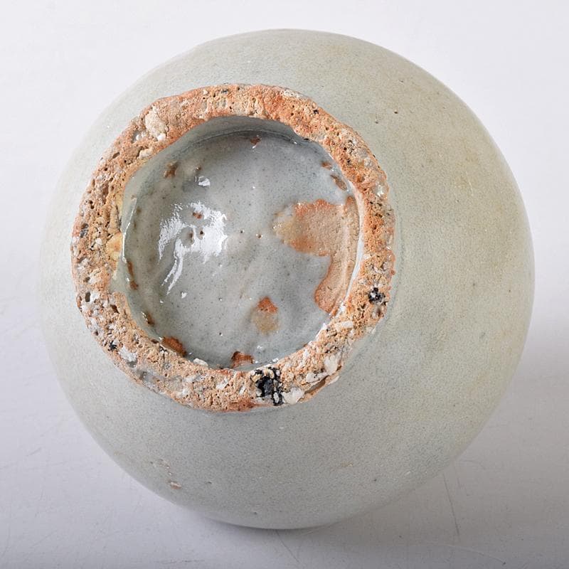 朝鮮美術　李朝　白磁　小壷　M　R7842