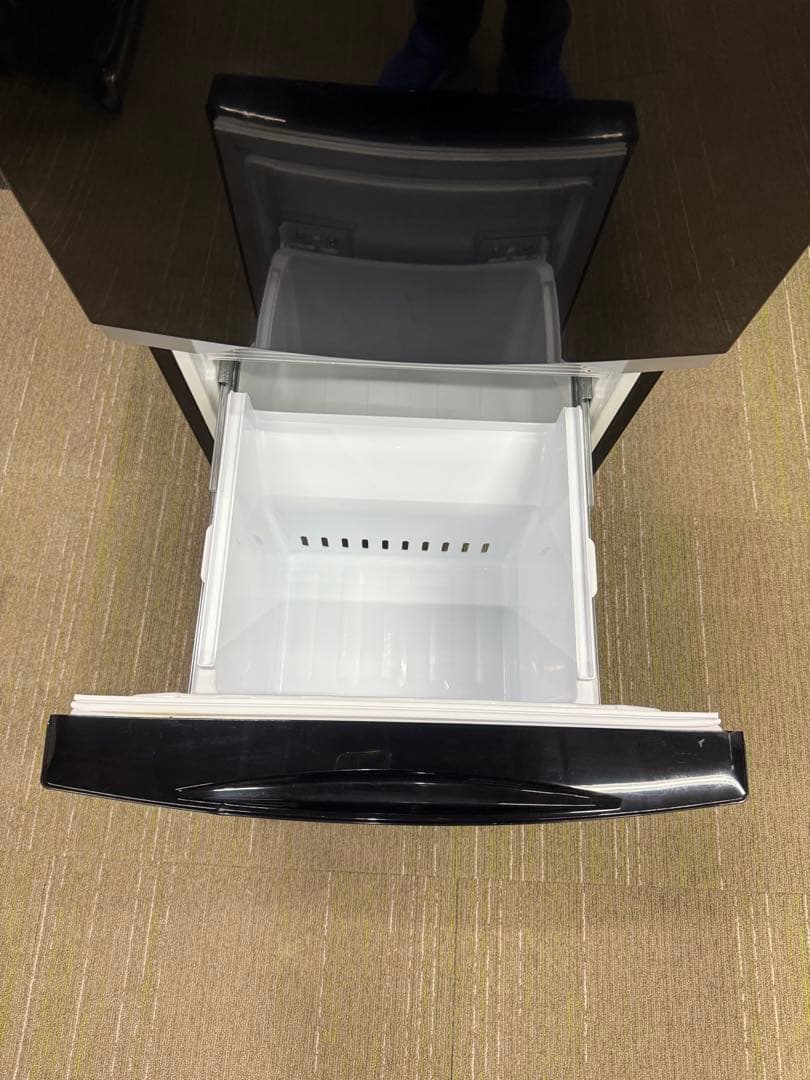 【洗浄消毒作業済】TOSHIBA 171L 冷凍冷蔵庫 GR-M17BS(K)