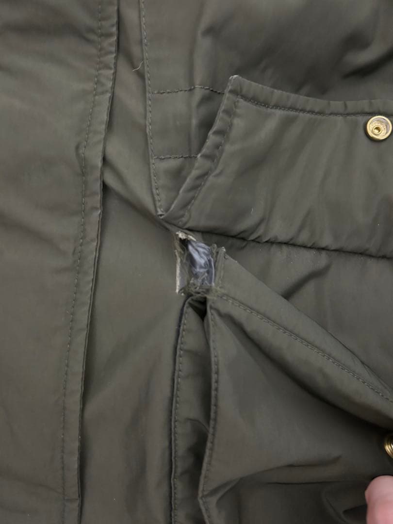 WOOLRICH ウールリッチ リアルファーフード付きロングダウンジャケット