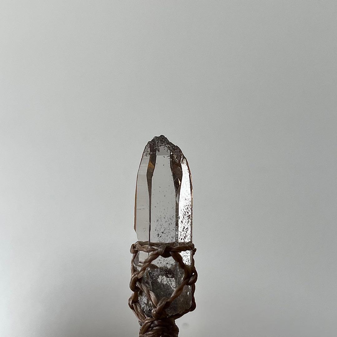 ヒマラヤ水晶 ガネッシュヒマール ＊ マクラメペンダント ネックレス 54