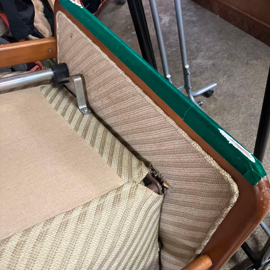 昭和レトロ カリモク リクライニングチェア 一人掛けソファー ロビーチェア