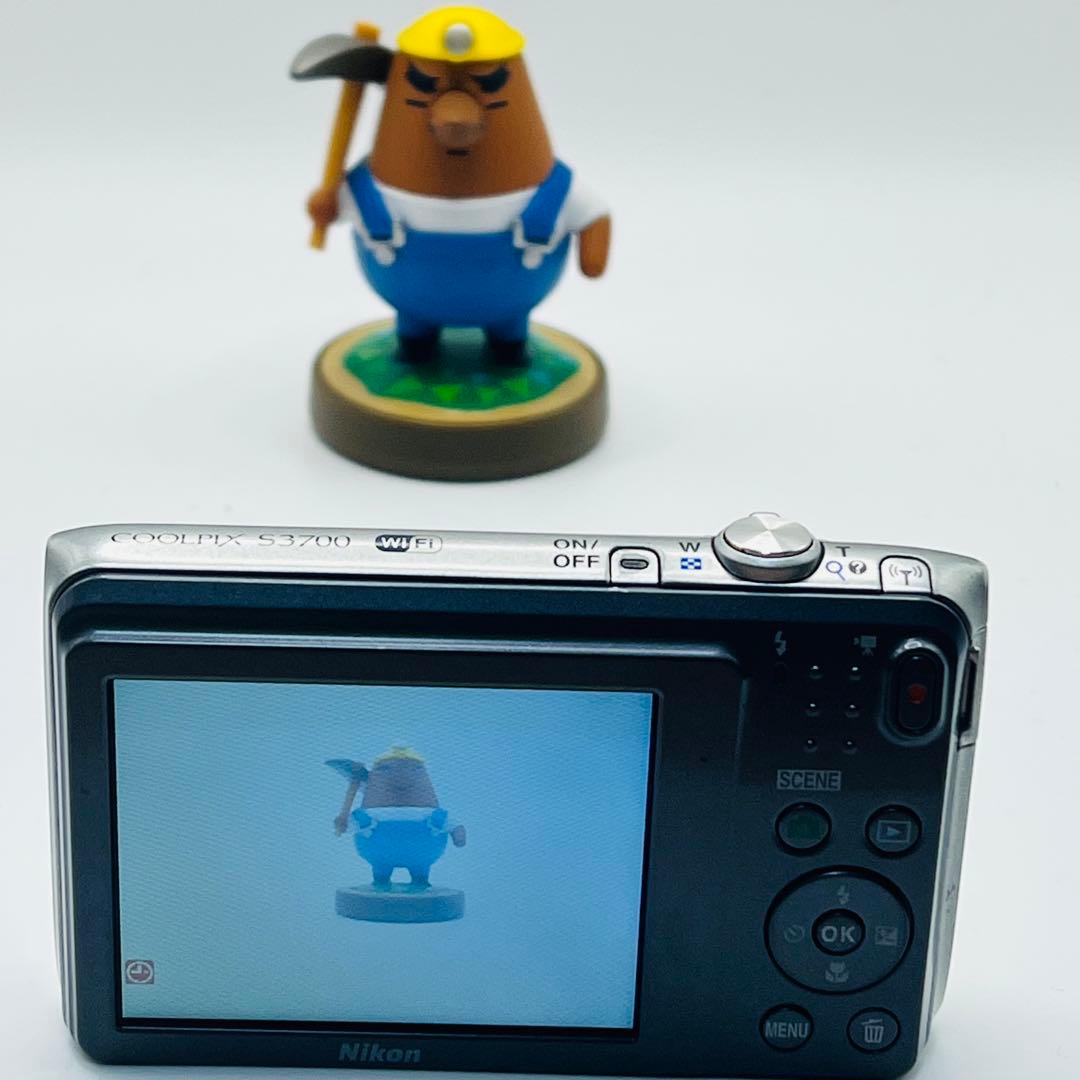 Nikon COOLPIX S3700 コンパクトデジタルカメラ シルバー