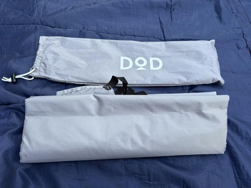 ふ*ん様 未使用！DOD ムシャテント T1-819 カーキ グランドシート付き