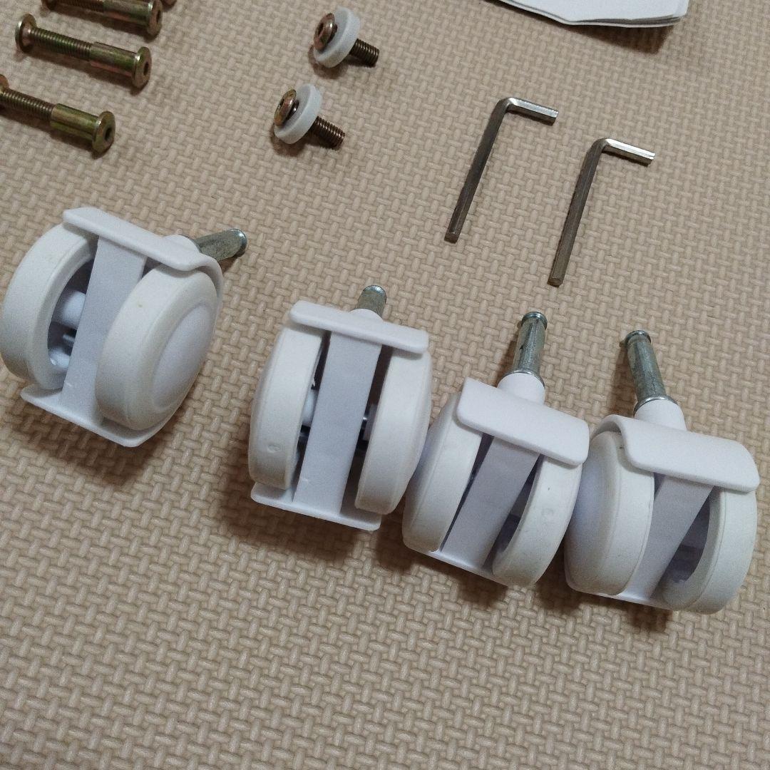 美品　KATOJI ベビーベッド ハイタイプ　レギュラーサイズ　ホワイト