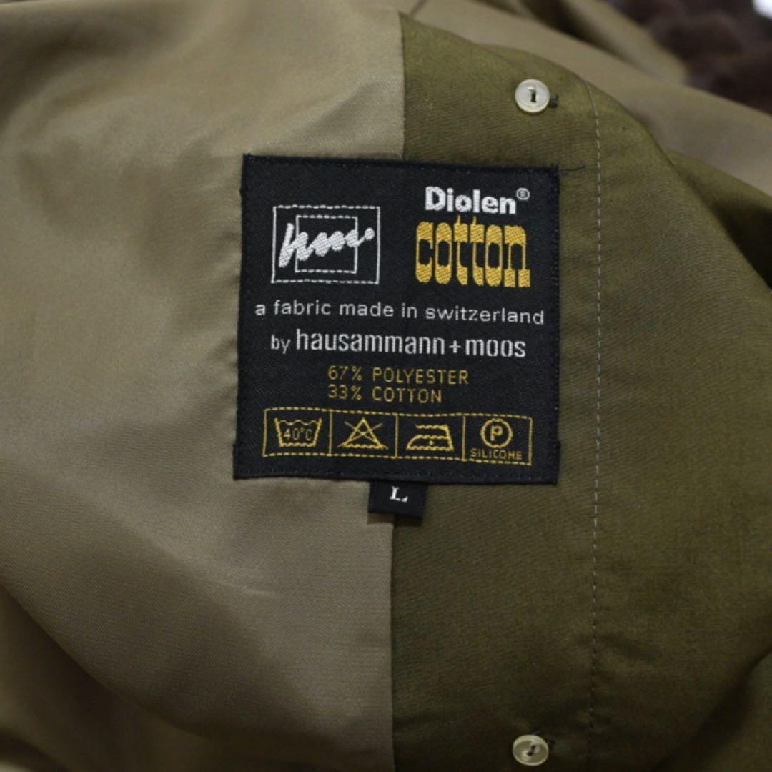 美品　hausammann+moos Diolen cotton ロングコート
