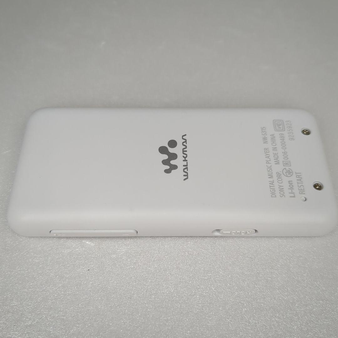 美品 SONY ウォークマン NW-S315K ホワイト 16GB