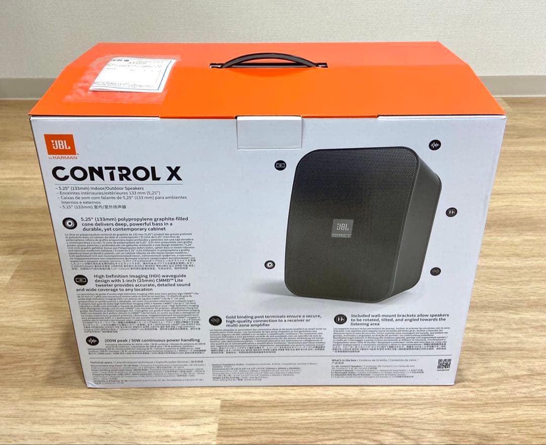 JBL CONTROL X スピーカー　ブラック　未使用品