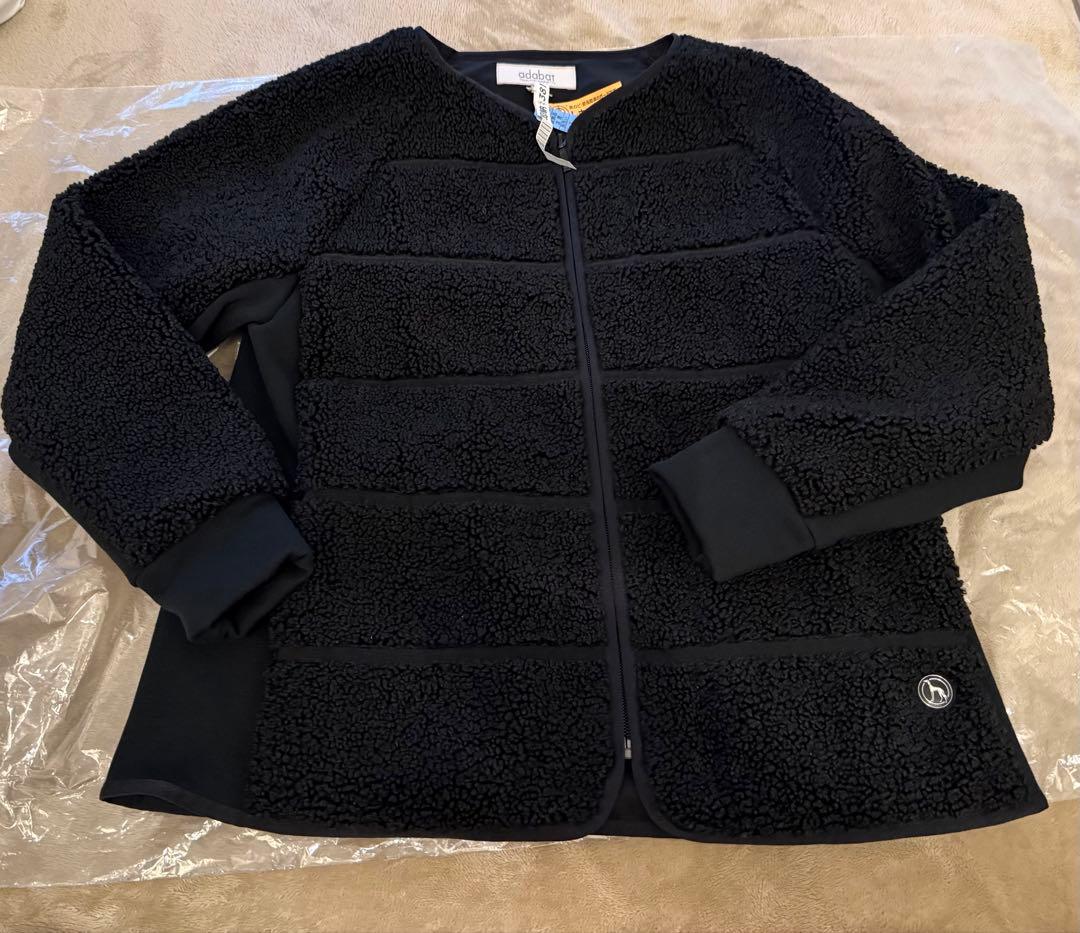 クリーニング済 アダバット　ボアジャケット　ブルゾン　ゴルフウェア　レディース